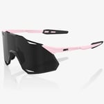 100% Hypercraft XS Sunglasses Mirror Lens - Soft Tact Desert Pink / Black Pink/Black