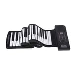 Hakeeta Foldable Roll Up Keyboard Piano(61 keys), Portable Flexible Electronic Digital Music Keyboard Piano-Premium Soft Silicone-61 keys (C3 ~ C8) standard piano