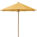Glatz, Teakwood parasoll 350 cm Kat.5 617 Safran