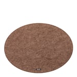 Ziczac - Nuno Bordstablett Rund 45 cm Brun