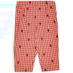 Flöss Molly Byxor Berry Gingham | Röd | 128 cm