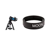 Celestron 22204 5 Inch AstroFi Scmidt-Cassegrain Telescope - Black & 94119-A 1.25 Inch Moon Filter, Black
