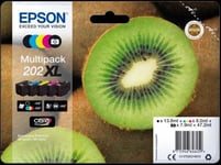 Epson 202XL Multipack 5-färg (svart/gul/cyan/magenta/foto-svart)