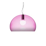 FL/Y Suspension 9030, Transparent Pink, Incl. LED 15W E27