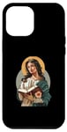 iPhone 14 Plus Saint Philomena Holding A Bible Case