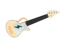 Hape - Instrument de Musique en Bois - Ukulélé Rock'N'Roll avec Partitions - Jouet d'Éveil Musical - Petite Guitare pour Enfant dès 3 ans - Idée Cadeau Fille et Garçon - Taille Enfant