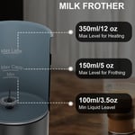Automatic Milk Frother Electric Warm Cold Milk Foamer Multiused Foam Maker SD