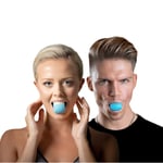 2-Pack Käktränare / Jawline Exerciser - Träning för Käkmusklerna Svart