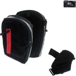 Shoulder bag / holster for Canon PowerShot G5 X Mark II Belt Pouch Case Protecti