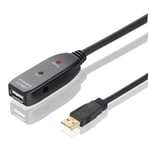 USB 2.0 Cable Active Extension,with Signal Amplifier USB2.0 Repeater Cable Extension Cable For PC Computer Printer Scanner 5M