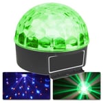 MAX Magic Jelly DJ Ball discolampa automatisk 6x1W, Discolampa med många rörliga och färgade ljusstrålar