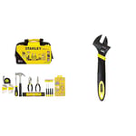 Stanley Material Tool Set, 38 Pieces, STMT0-74101 & Stanley 090950 300mm MaxSteel Adjustable Wrench