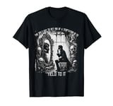 Oscar Wilde Dorian Gray Quote Yield Temptation Dark Academia T-Shirt