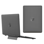 MacBook Air 13 (2010-2017) - Hard cover til front og bagside med Kickstand - Sort