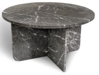 Skånska Möbelhuset Level runt soffbord i grå marmor Ø85 cm