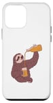 iPhone 12 mini Sloth throwing back the beers to no end Case