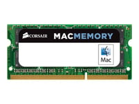 CORSAIR Mac Memory - DDR3 - 4 Go - SO DIMM 204 broches - 1333 MHz / PC3-10666 - CL9 - 1.5 V - mémoire sans tampon - non ECC