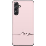 Samsung Galaxy S24 FE Genomskinligt Skal I Love You