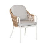 Olivia karmstol Cream/NaturTwist/Beige allväder