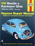 Haynes 7043-10 verkstadshandbok "VW Beetle & Karmann Ghia Repair Manual"