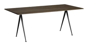 Pyramid Table 190 cm - Smoked Oak/Black