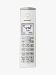Panasonic KX-TGK220E Digital Cordless Telephone with 1.5 LCD Screen, Nuisance Call Blocker and Answering Machine, Single DECT White