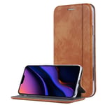 Mobile Phone Cases/Covers, For iPhone 11 Business Style Horizontal Flip Leather Case, with Holder & Card Slots (Color : Khaki)