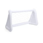 eBuyGB White Inflatable Folding Goal Post Net Kids Sports Outdoor Home Children's Swimming Pool Game Toy
