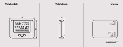 Vemer Mithos Minuteur thermostatique programmable, VE328100