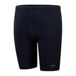 Speedo Boy's ECO Endurance+ Jammer, Comfortable Fit, Adjustable Design, Extra Flexibility, Quick Drying, True Navy, 7-8 Years