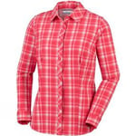 "Womens Saturday Trail Stretch Plaid Long Sleeve Shirt"