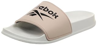 Reebok Men's Fulgere Slides Sandal, Chalk/Soft Ecru/core Black, 13 UK
