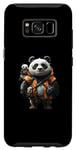 Coque pour Galaxy S8 Panda Daddy Adventurer Cool Panda Baby Fun