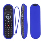 Remote Control Protective Cover Shockproof Case for Sky Q Touch and Non-Touch Controller Skin-Friendly Anti-Lost With Hand Loop (Blue)