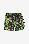 Name it mini - Badshorts nmmMaz Gigantosaurus Long Swimshort - Svart