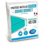 SWEET NIGHT Sweetnight - Protège Matelas Grand Bonnet | pour Bonnet jusqu'à 30cm/35cm/40cm | 140x190/200x30 cm | Alèse Imperméable | Lavable à 90°C