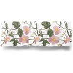 Arvidssons Textil Anemon Multibandskappa Vit/Rosa Metervara