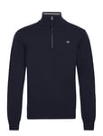 Superfine Lambswool Half Zip Navy GANT