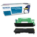 Refresh Cartridges Image Pack TN2000 & DR2000 Compatible With Brother Printers