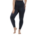 Anita Active High Waist Sport Massage Tights Plus Mörkblå 54 Dam