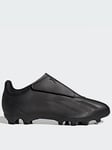 adidas Junior X Speedportal.4 Astro Turf Velcro Football Boot, Black, Size 1