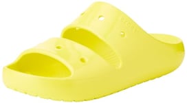 Crocs Unisex Classic Sandal, Neon HL (Acidity), 4 UK