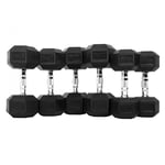 Motion & Fitness PRO Hexagon Dumbbell, Par, Hantlar Hex