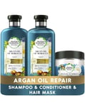 Herbal Essences Argan Oil Of Morocco Shampoo, Conditioner, Mask
