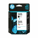 Genuine HP 305 Multipack Ink Cartridges 6ZD17AE For DeskJet 2710E 2720 Plus 4100