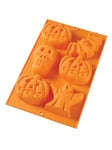 Lékué Halloween mould orange with 6 motifs