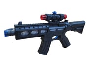 Kids Machine Gun for Super Combat Mission with Lights and Sound Toy 6+