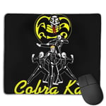Cobra Kai Skeletons Customized Designs Non-Slip Rubber Base Gaming Mouse Pads for Mac,22cm×18cm， Pc, Computers. Ideal for Working Or Game