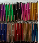 100 x Aluminium Touch Screen Stylus Penfor iPhone iPad Tablet Samsung Android UK