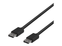 DELTACO - DisplayPort-kabel - DisplayPort (hane) till DisplayPort (hane) - DisplayPort 1.4 - 3 m - 8K60 Hz (7680 x 4320) stöd, ej låsande - svart